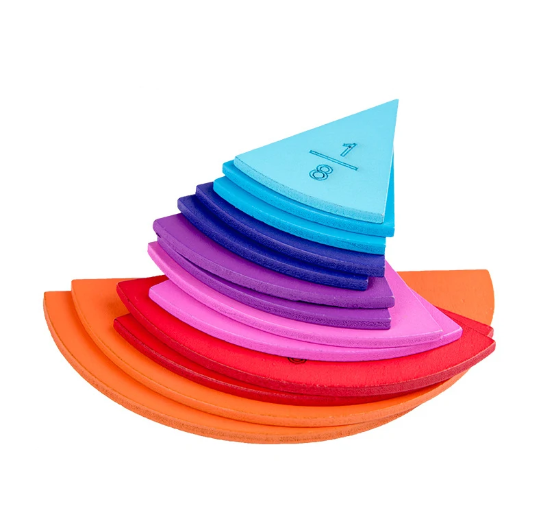 Дошкольные круговые математические Фракционные доски дивизии Обучающие