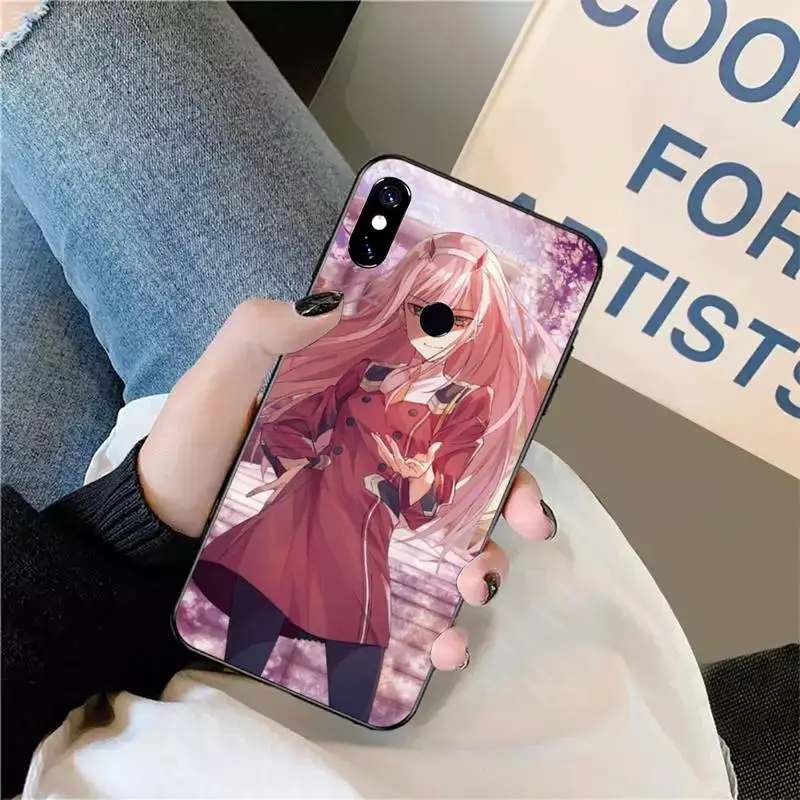 

Japan anime Zero two DARLING in the FRANXX Phone Case For Xiaomi Redmi note 7 8 9 t max3 s 10 pro lite coque funda shell cover