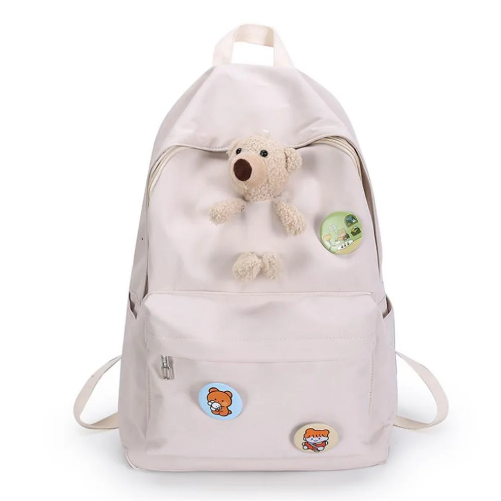 

Women Versatile Backpacks Nylon Cloth Wear-Resistant Waterproof Large-Capacity Student Backpack New Campus College Student Bag