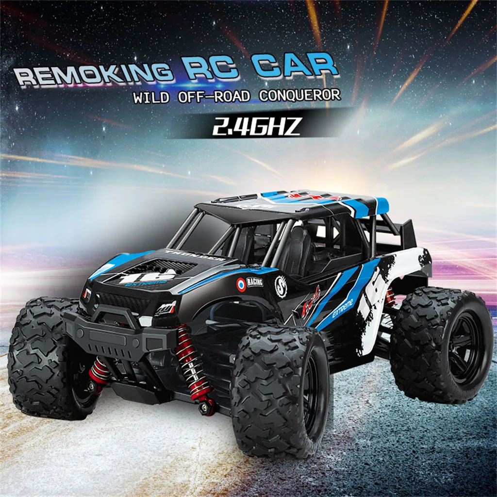 

Four wheel Drive 2.4G High-Speed Off-Road Wireless Remote Control Car Child Toys Gifts Strengthen the Power Anti-collision ZJXT