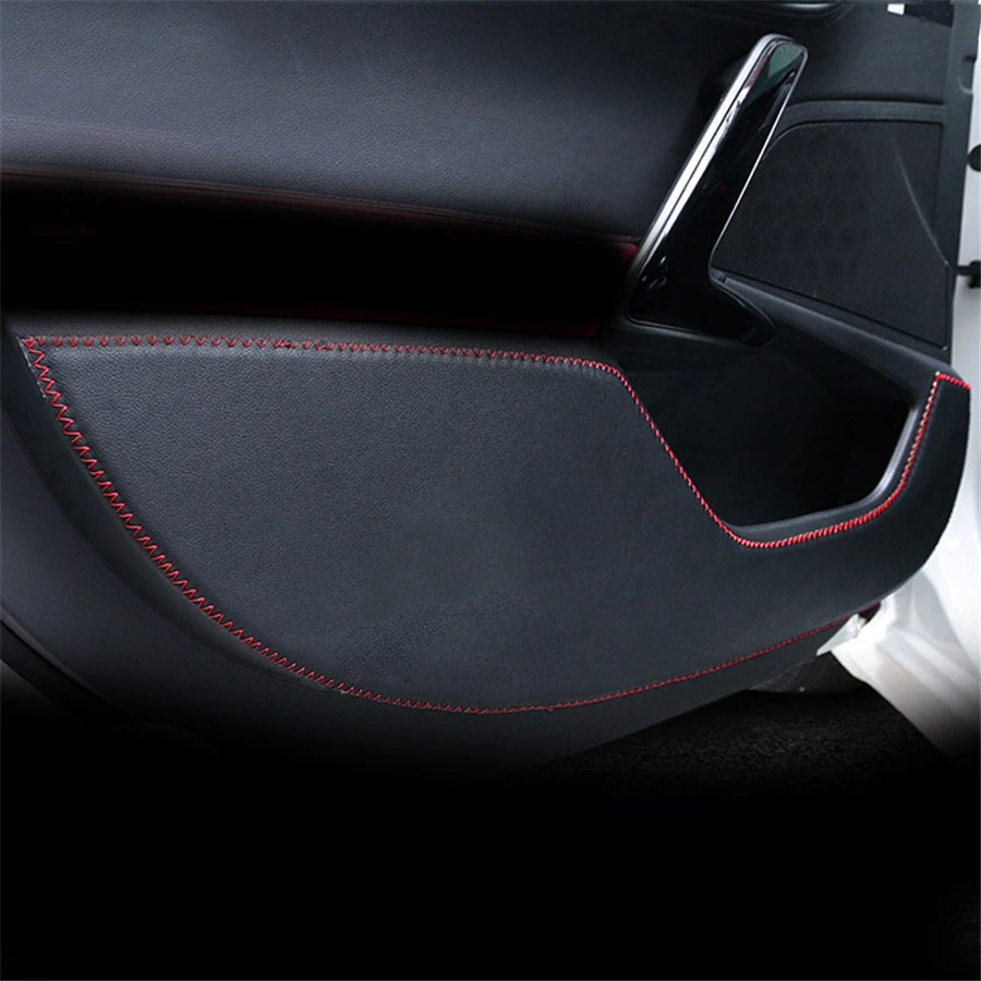 Волокнистая кожа автомобильная дверь Противоударная Накладка для BMW X5 (2008 2018) 2009 10