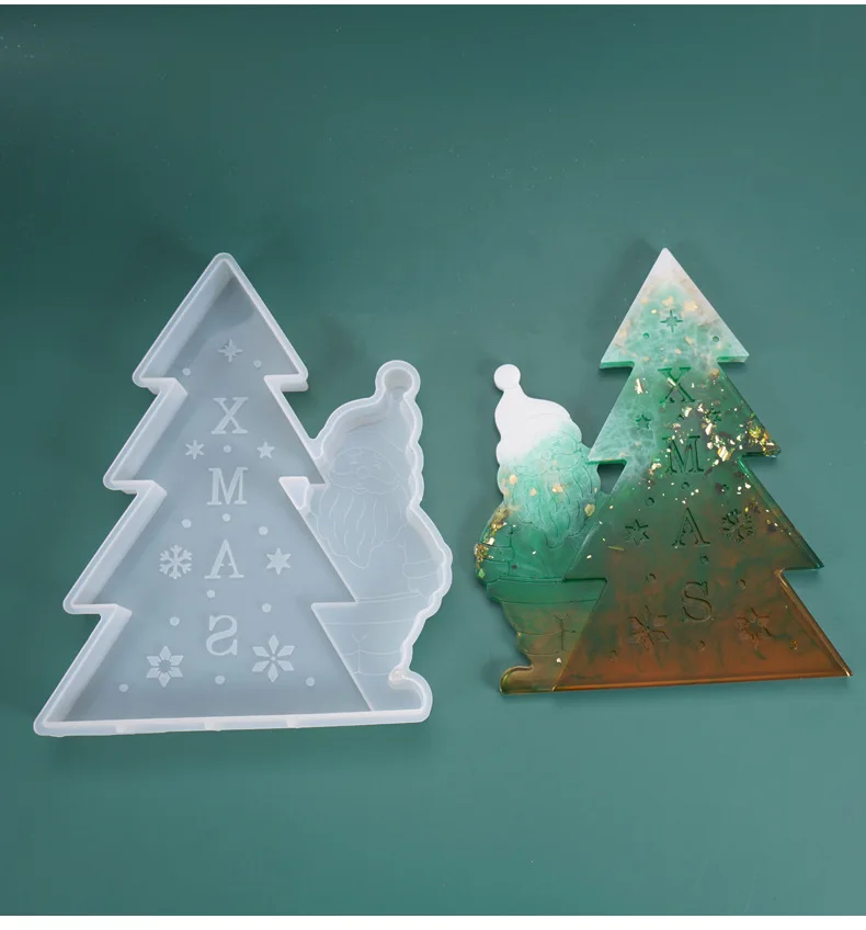 

DIY Christmas Series Santa Claus Resin Molds Jewelry Accessories Handcraft Resin Jewelry Tools