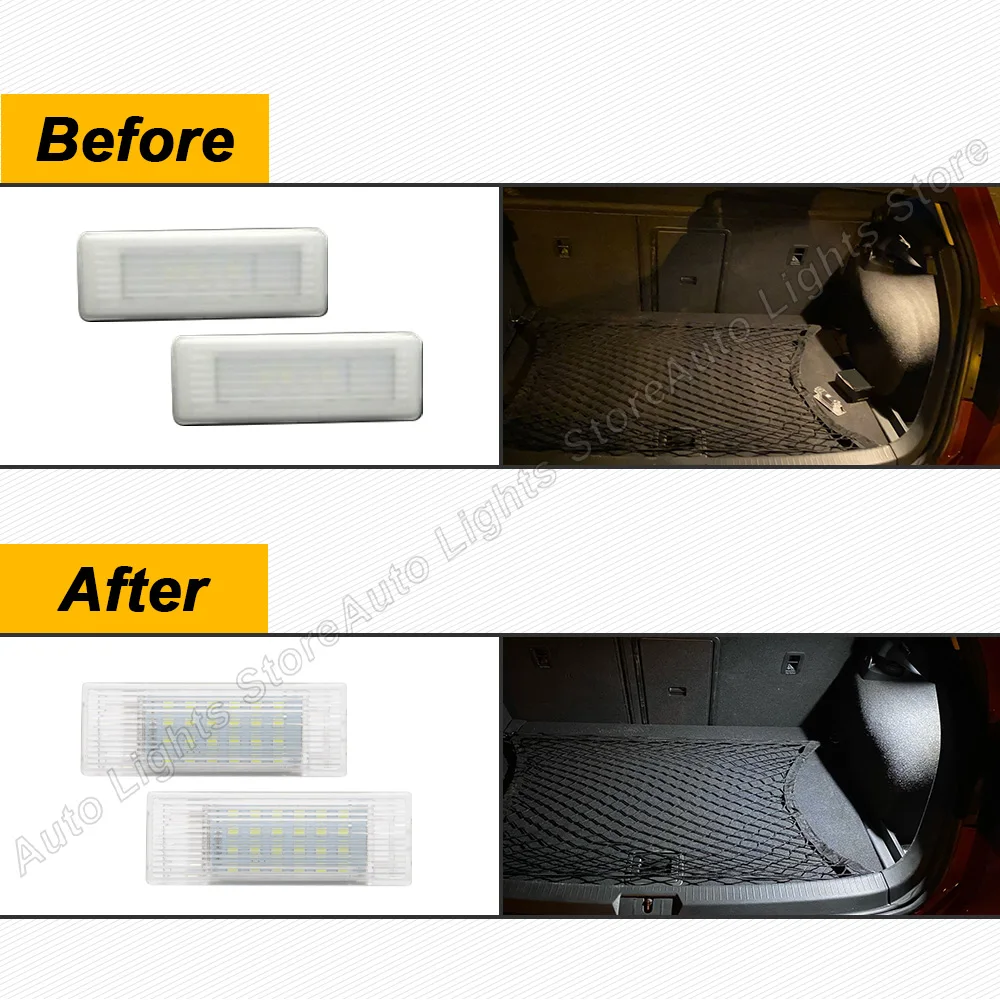 2 шт. для BMW F20 F21 F30 F31 F34 F32 F10 F11 F07 F15 F26 F01 F02 светодиодная подсветка Footwell дверь багаж