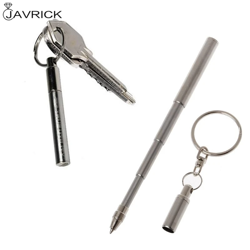 Портативный нержавеющей стали телескопическая шариковая ручка металлический