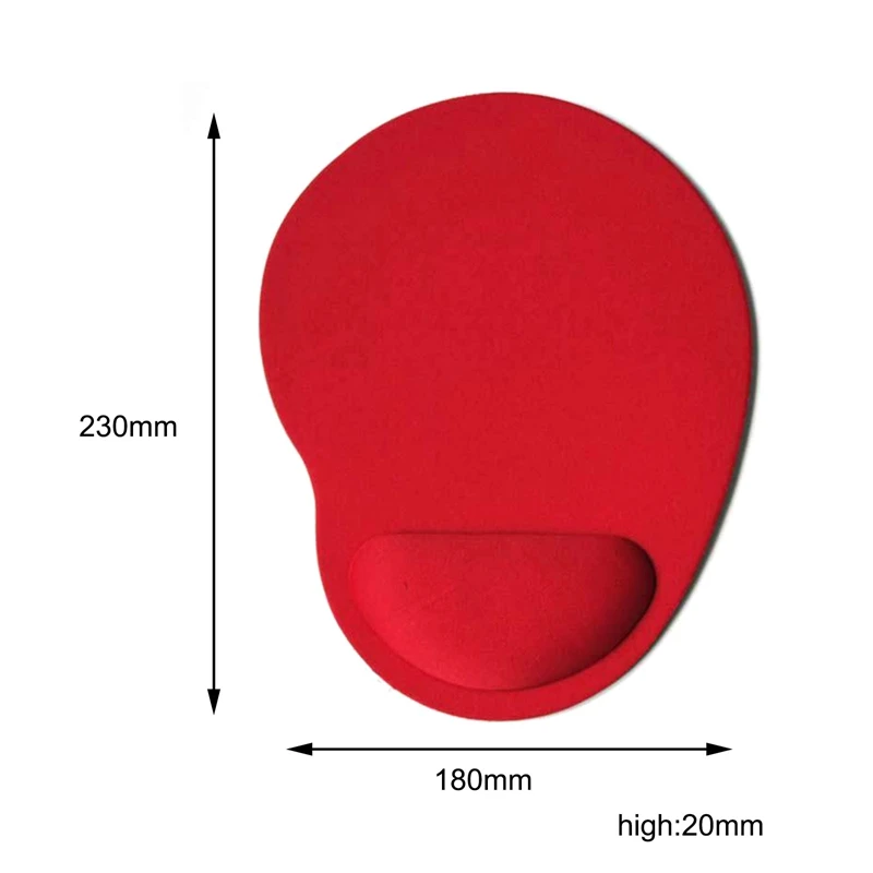

1PCS Solid Color Mouse Pad EVA Wristband Comfortable Mice Mat For Game Computer PC Laptop Gift 9 Colors
