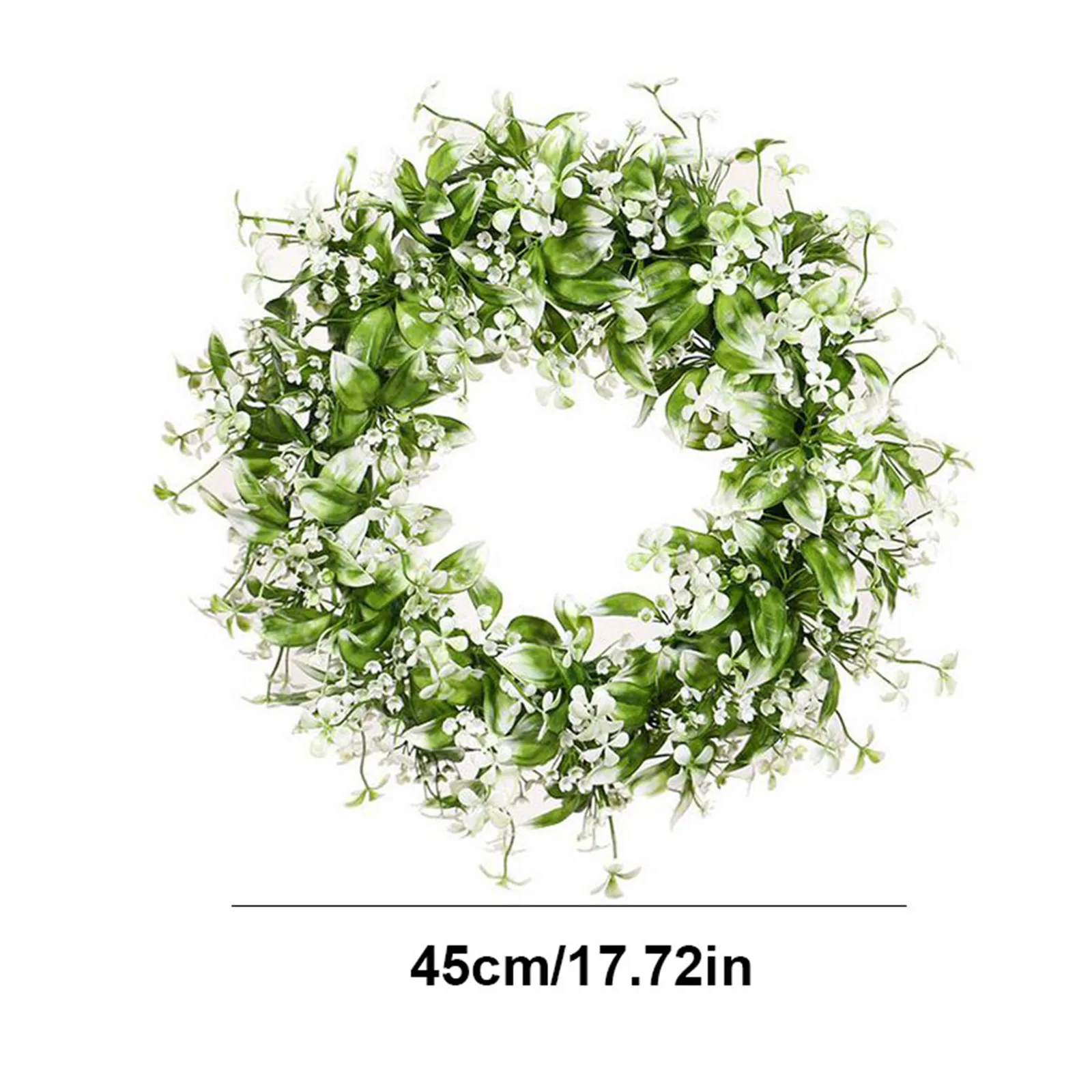

Creative Round Wreath Simulation Green Plant Garland Spring Home Decoration Pendant Spring Decoration Wedding Accessories