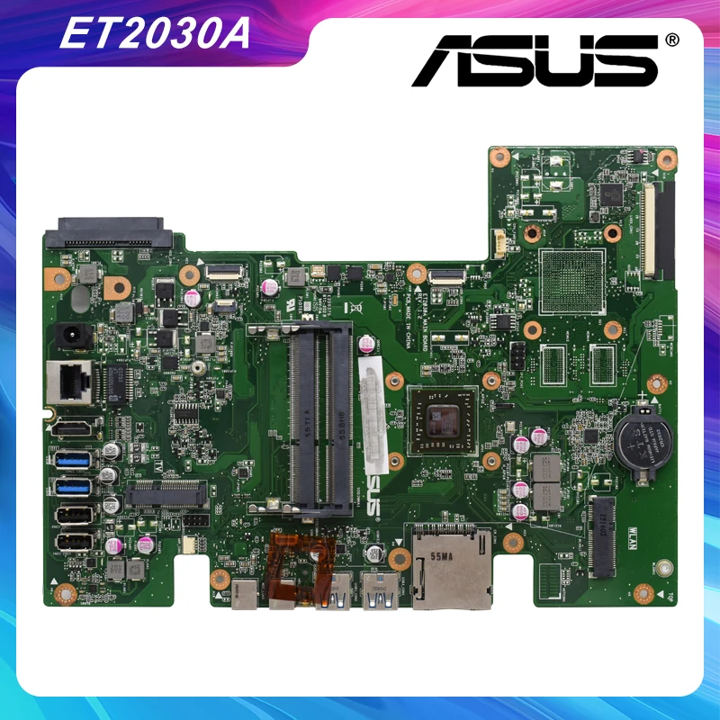 

ASUS ET2030A материнская плата для ПК все-в-одном процессор PGA 989 AMD A55 DDR3 ОЗУ десктопная материнская плата 100% протестирована