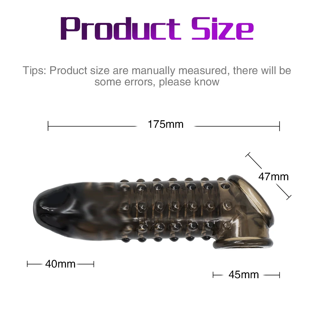 Мужской удлинитель фаллоимитатор реалистичный презерватив интимные товары