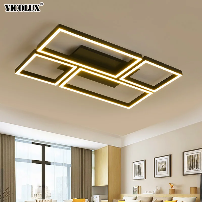 Современные светодиодные потолочные лампы для гостиной светильник с