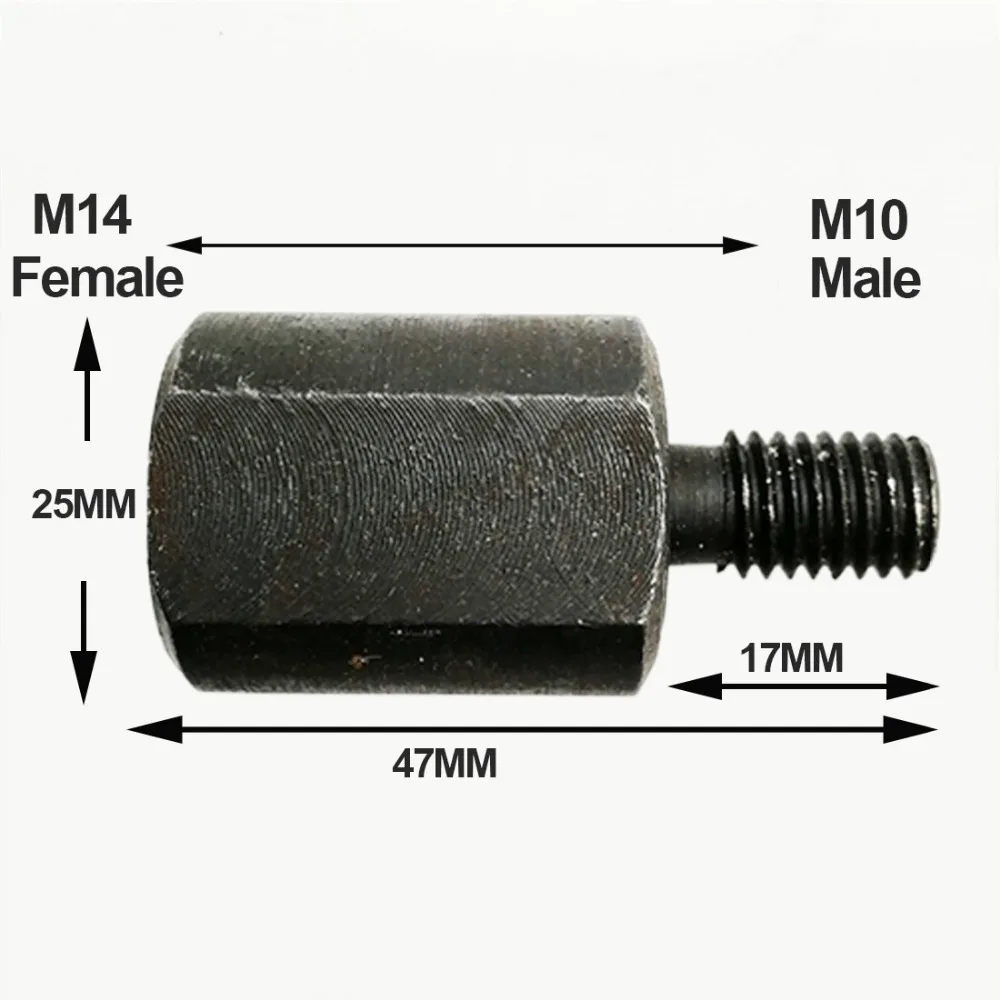 SHDIATOOL различные резьбовые Алмазные коронки адаптер M14 к M10 или M14 к 5/8 или 5/8 к M14 шлифовальный круг Соединительный конвертер
