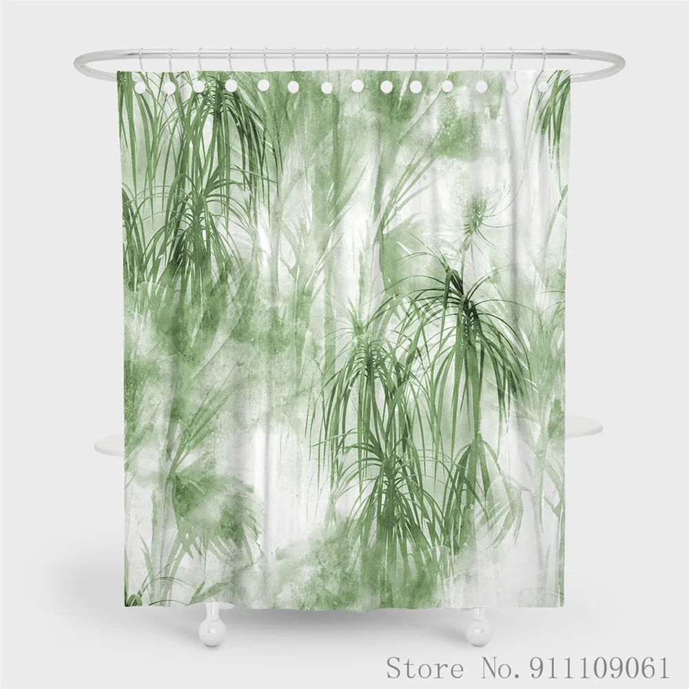 Занавеска для душа в современном стиле небольшая Водонепроницаемая