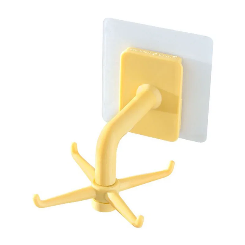 

Mini Bathroom Rotating Hook 360Degrees Kitchen Accesorios Storage Organizar Rotated Holder Wall Mounted Hanging Hooks