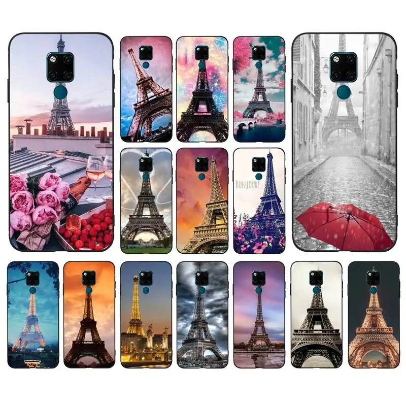 

Yinuoda Romantic Paris Eiffel Tower Phone Case for huawei mate 10 20 lite pro X Honor play Y6 5 7 9 prime 2018 2019