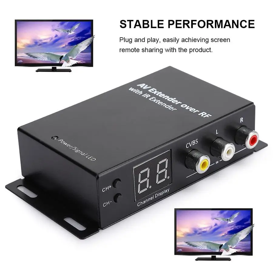 Цифровой телеприставка радиочастотный передатчик приемник AV расширитель