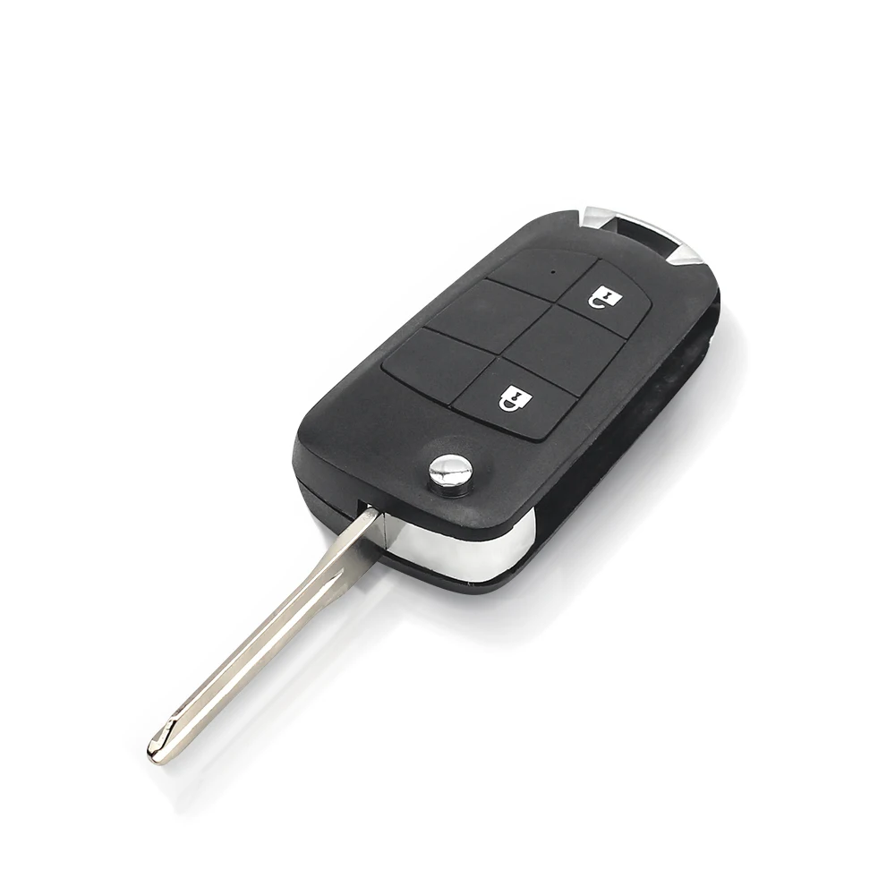 KEYYOU модифицированный флип-чехол с 2 кнопками для автомобильного ключа чехол NISSAN