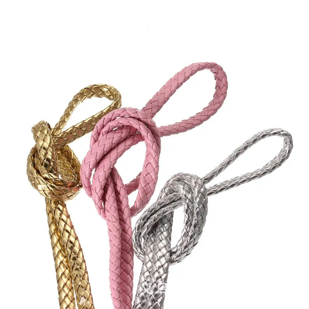 Браслет из кожзаменителя ручной работы 5 метров/упаковка аксессуары на плоской