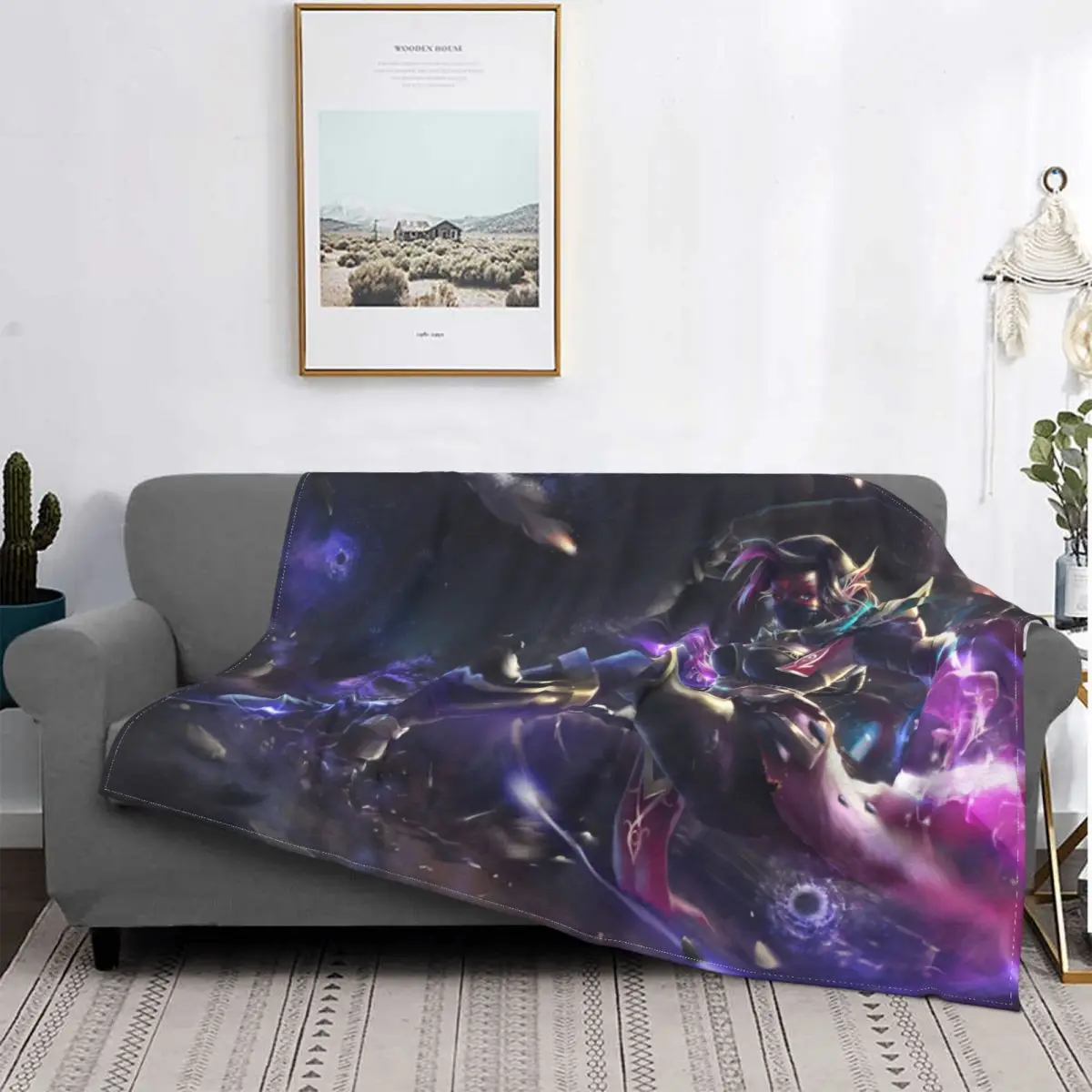 

DOTA2 Props-Manta de franela para juegos de rol, ropa de cama cálida para primavera y otoel, para Winter