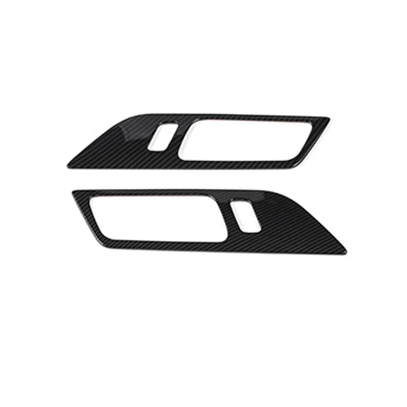 

Fit for Ford Mustang 2015-2020 ABS carbon fiber color Interior Mouldings Car Door Handle Bowl Decoration Cover Stickers