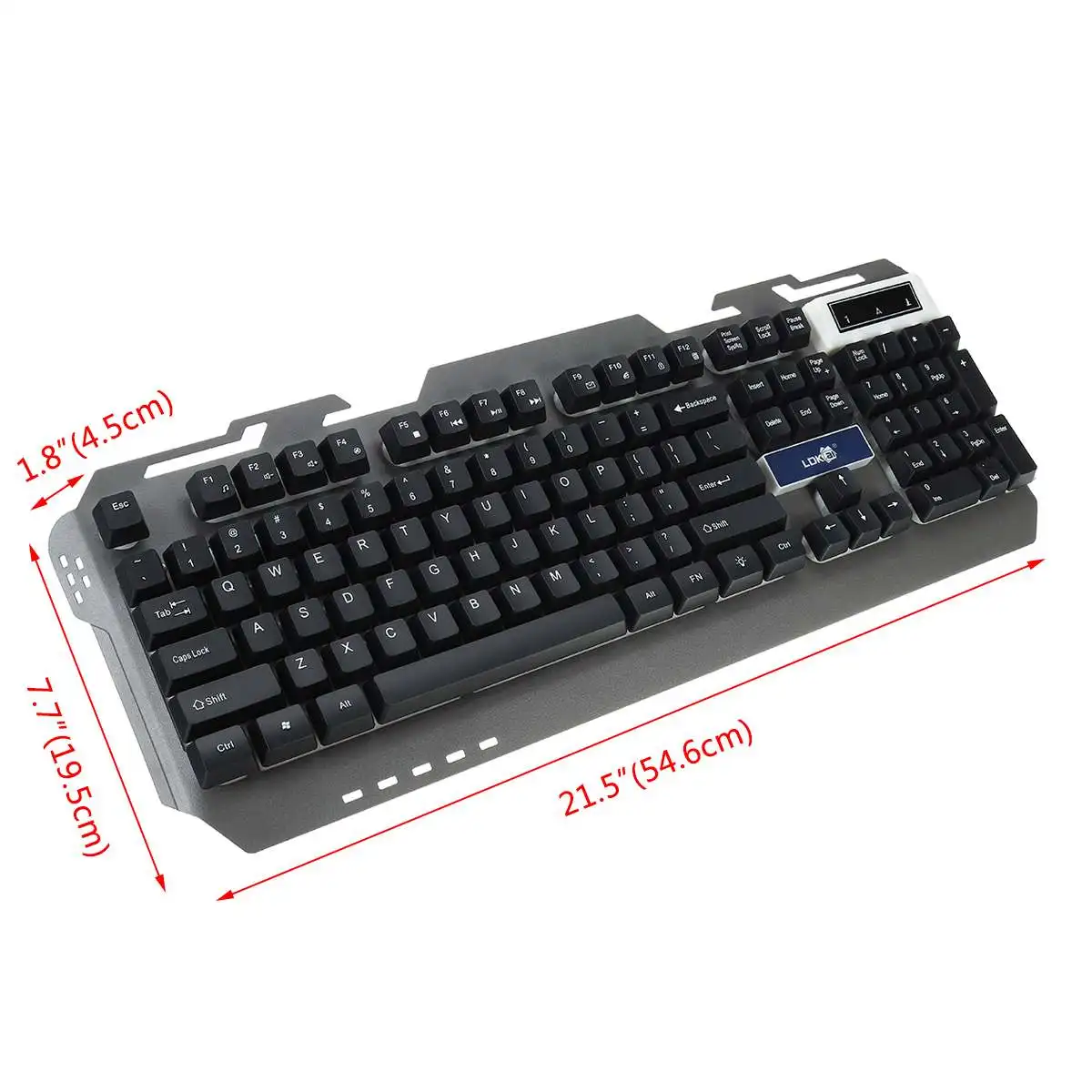 

Wired Gaming Keyboard Mouse Gamer Kit PC Gamer Mechanical Feel Keyboards Rainbow Backlight Computer Backlit 104 Keys Keycaps Set