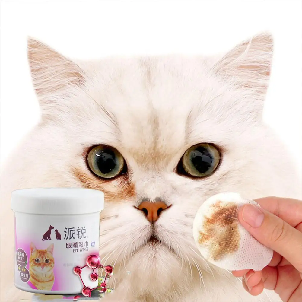 Dragonpad 100 шт. влажные салфетки для глаз домашних животных бумажные полотенца