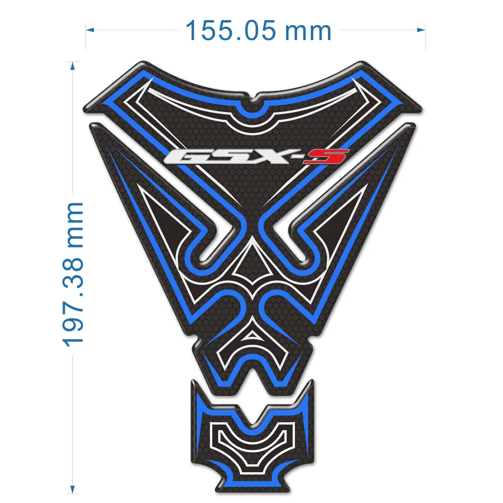 _ GSXS 750 1000 Защитная Наклейка для резервуара Suzuki GSX-S GSX-S125 GSX-S750 боковая защита
