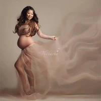 maternity tulle photo shoot skirt and tops sets maternity photography tulle dress pregnancy long tulle photography outfits
