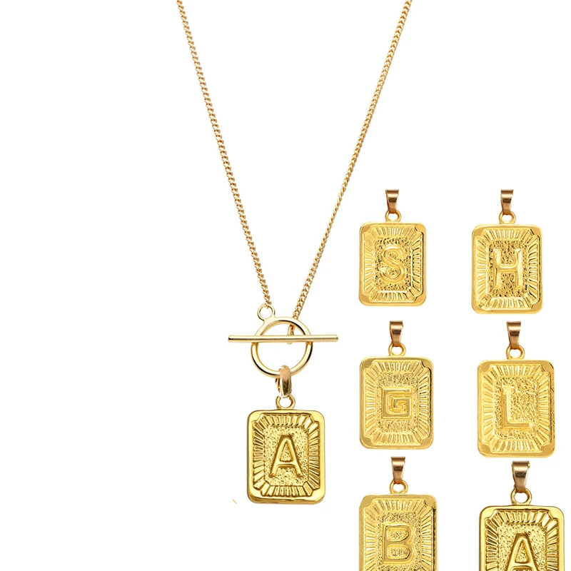 Женское Ожерелье с буквами алфавита 26 букв | Украшения и аксессуары