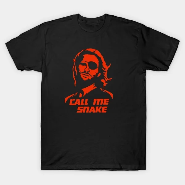 

Fashion Black Call Me Snake T-Shirt