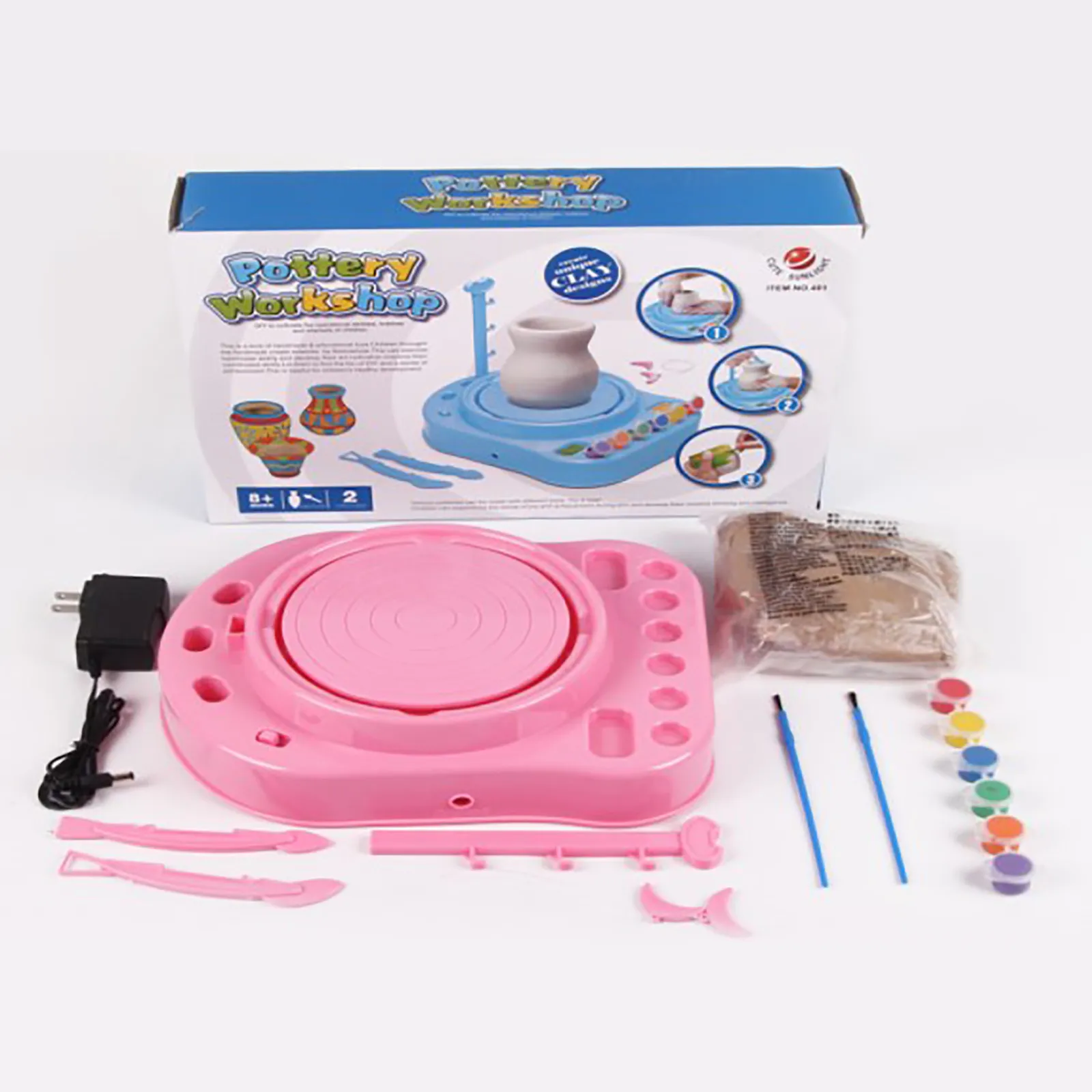 

Baby Toys Children's Rechargeable Pottery Set Handmade Non-burning Clay Creative Toys 18ml Funny Craft Toys Brinquedos Infantis