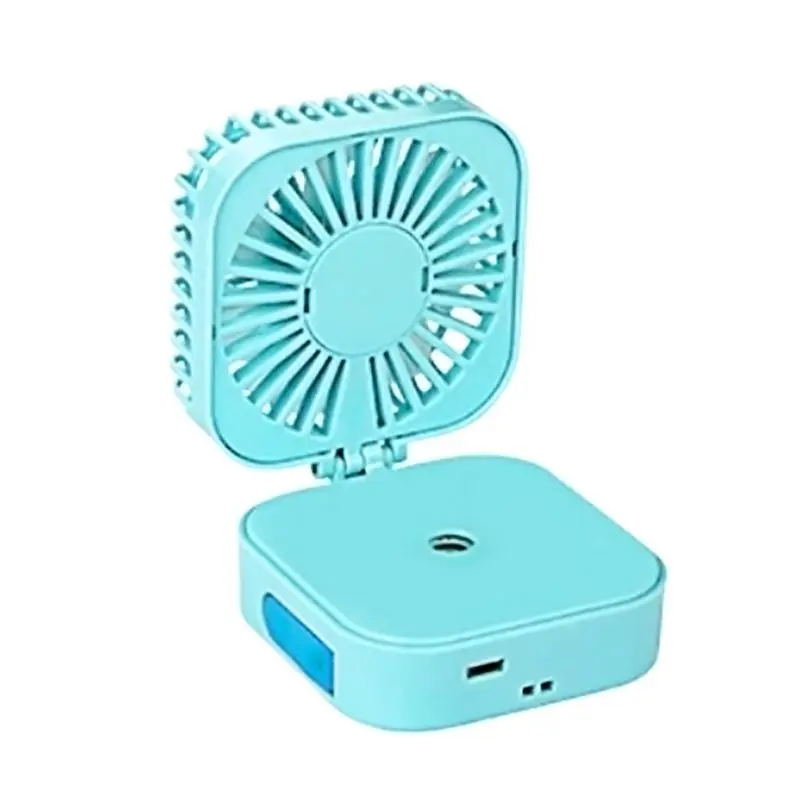 

Mini USB Desktop Fan Humidifier 180 Rotation Adjustable Cooling Fan for Office