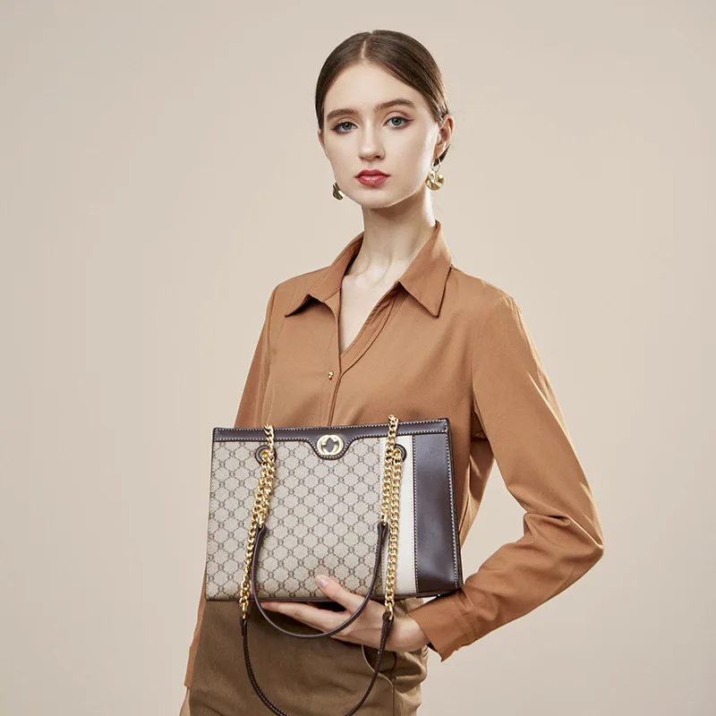 Light luxury brand women's bag 2021 new fashion Tote Bag Messenger Bag Leather Women's bag handbag women's bag