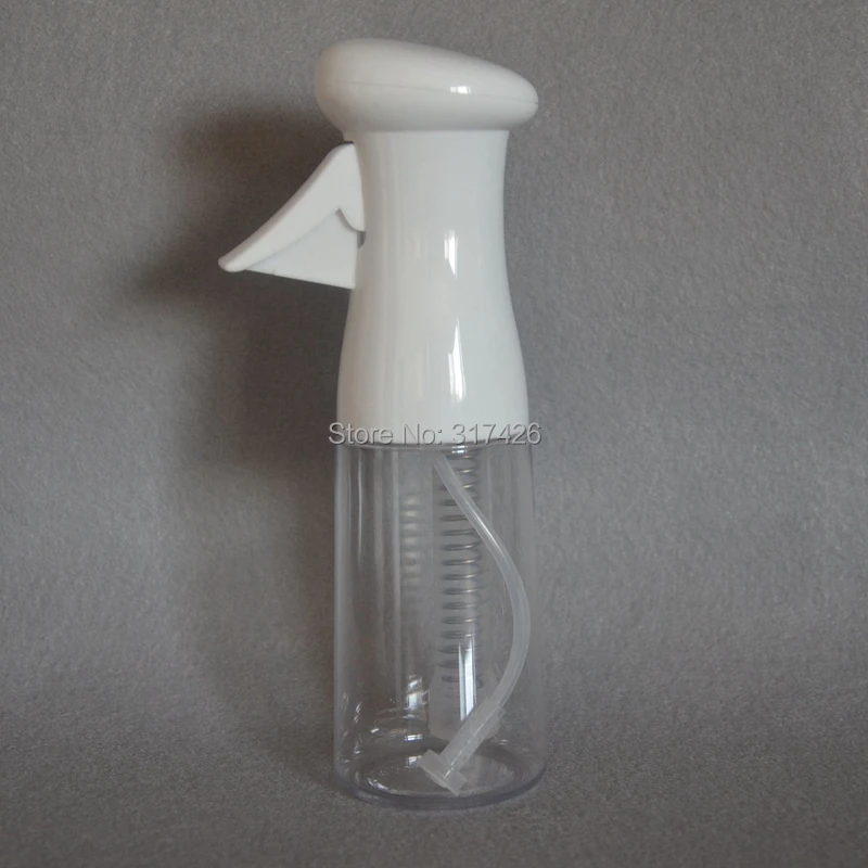 transparent white 250 мл салонная бутылка с распылителем воды для волос для красоты, для парикмахерских, тонкая бутылка с распылителем воды, непрерывная бутылка с распылителем, contin-u-spray - Цвет: transparent white