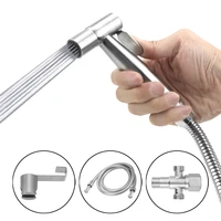 handheld toilet bidet sprayer set stainless steel with shower hose for bathroom hand sprayer shower head bidet faucets