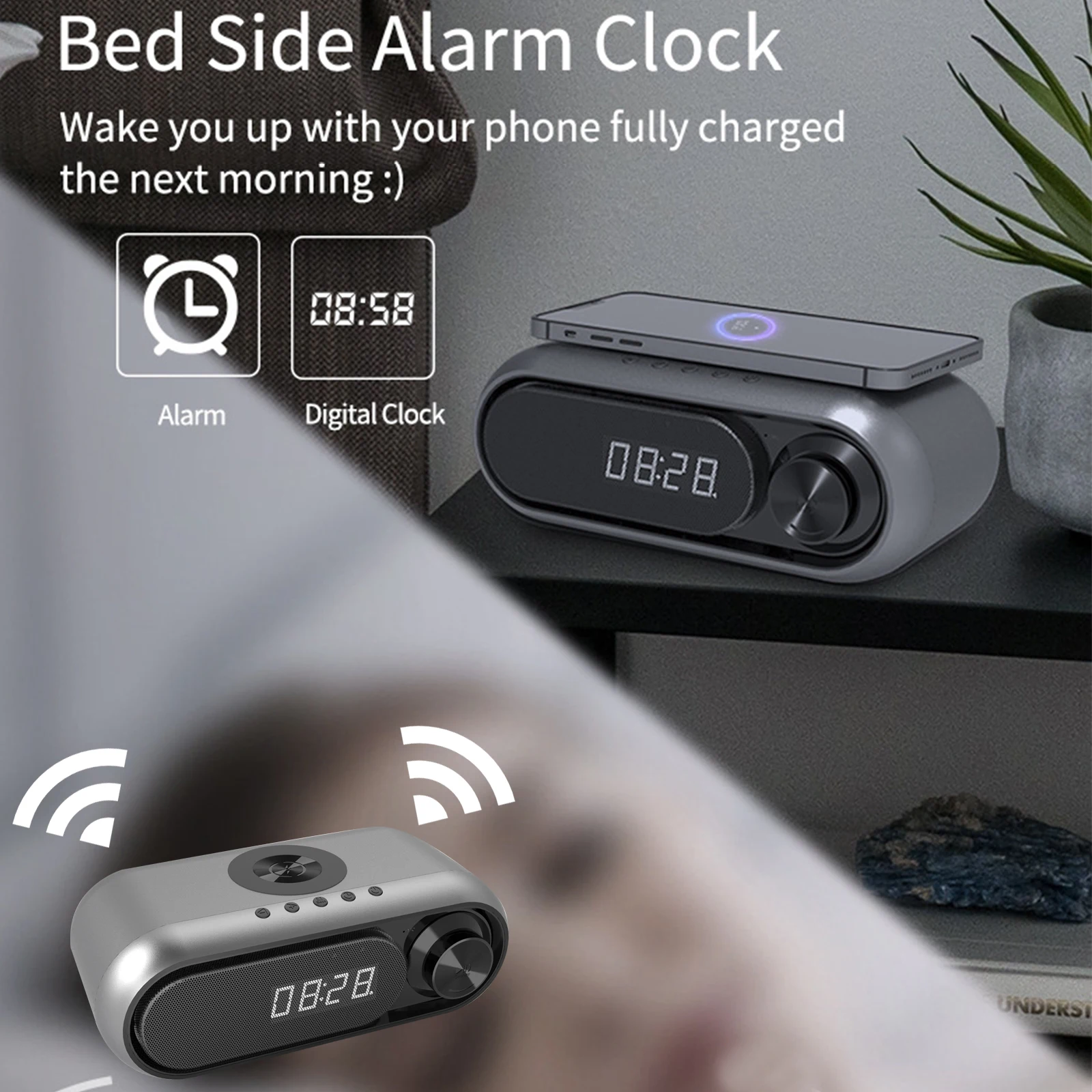 Новый Bluetooth Динамик Многофункциональный резонирующей коробки светодиодный