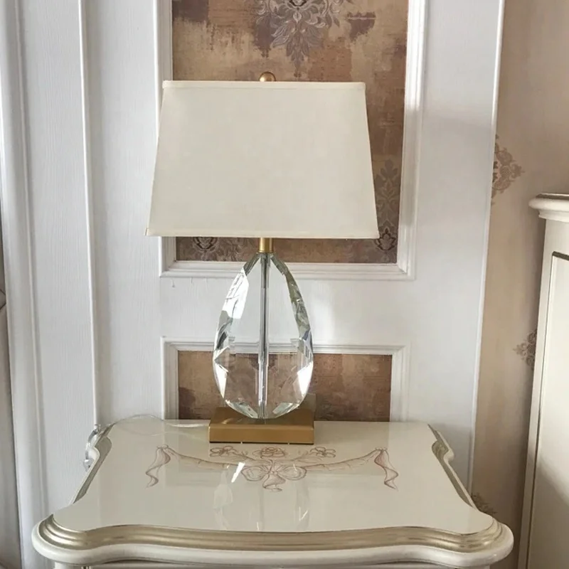 Декоративная современная оптовая продажа роскошная хрустальная настольная