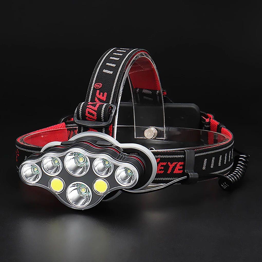 

LED Head Flashlight Outdoor USB Rechargeable Head Torch Camping Cycling Fishing Adjustable Lamp