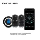 EASYGUARD GPS трекер телефон IOS android GSM 4G 3G 2G PKE бесключевая система запуска двигателя start stop дистанционный запуск безопасности автомобиля сигнализация