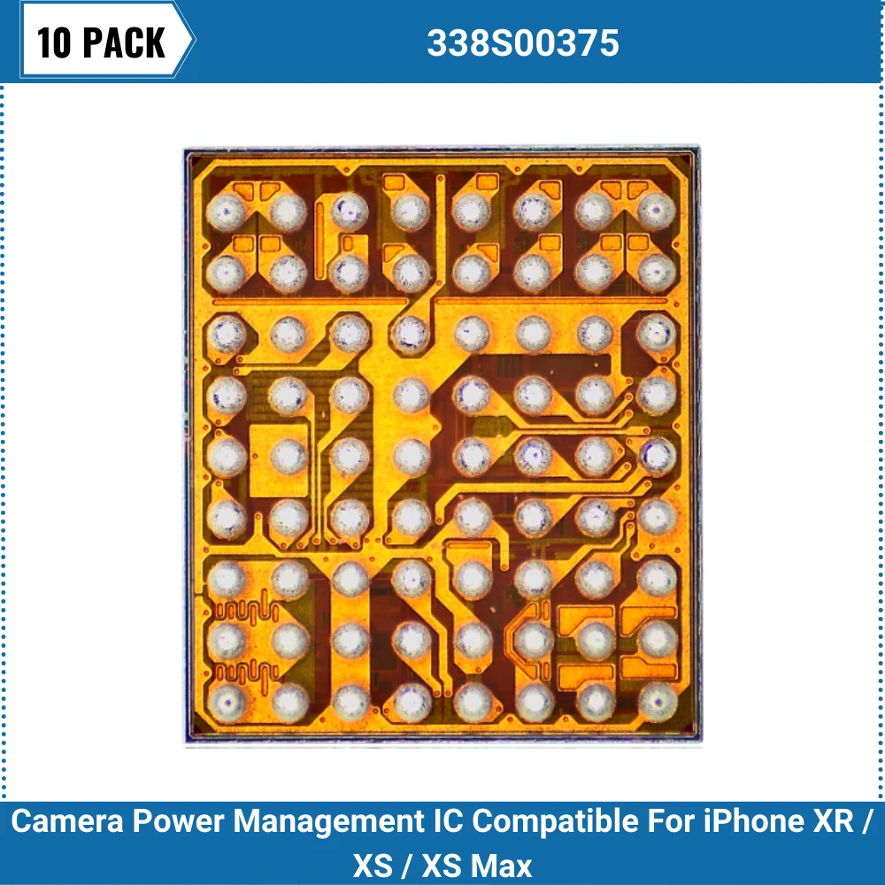 

10 Pack Camera Power Management IC Compatible For iPhone XR / XS / XS Max (338S00375)