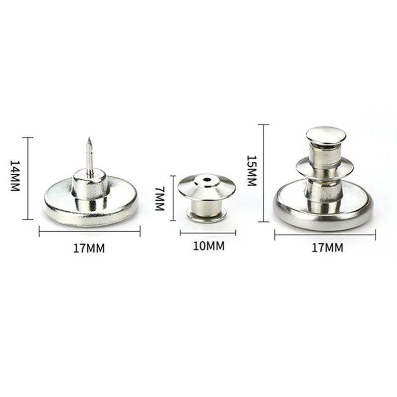 

Snap Fastener Metal Buttons For Clothing Jeans Perfect Fit Adjust Self Increase Reduce Waist Free Nail Twist Sewing Buttons