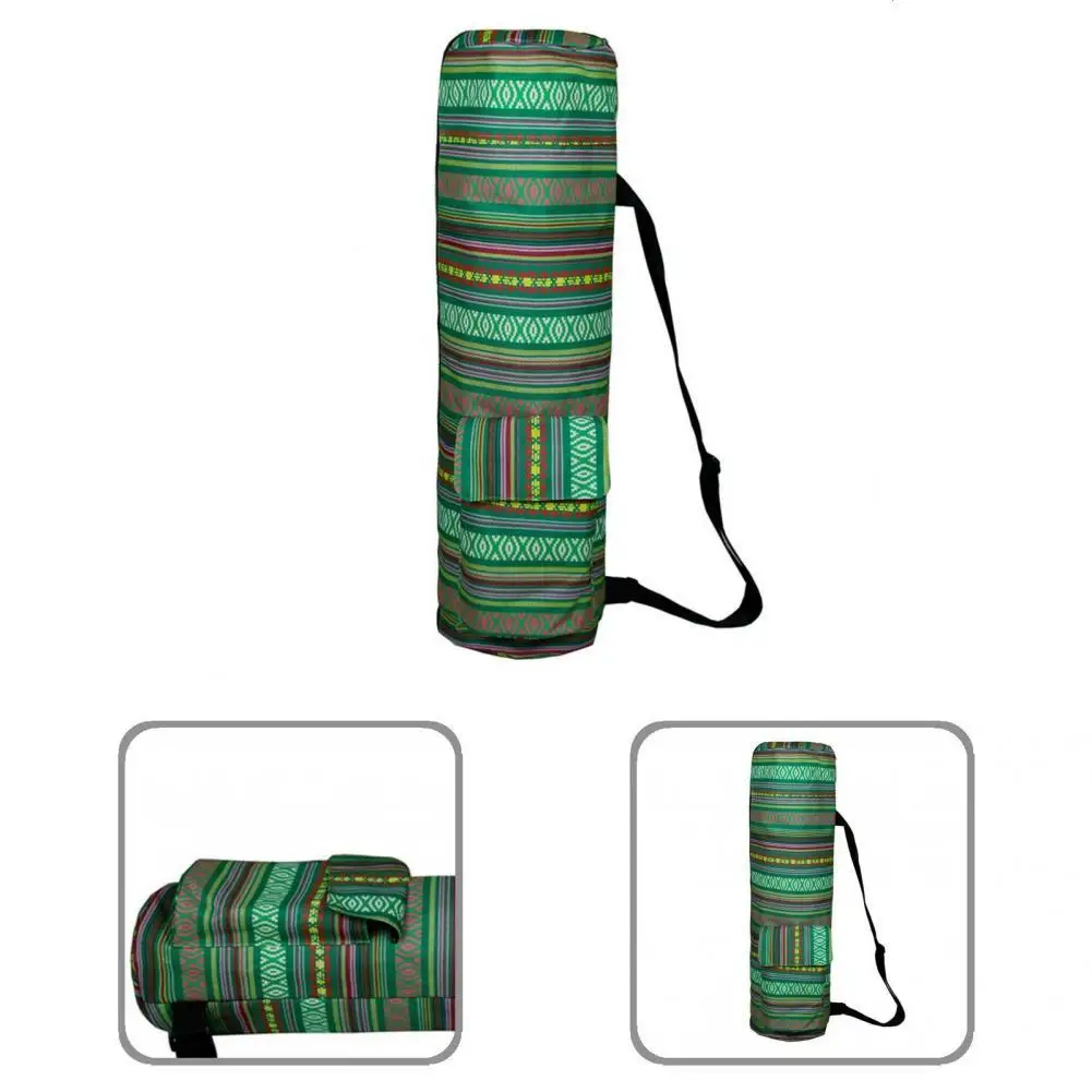 

Yoga Mat Pouch Large Size Fitness Supplies Yoga Mat Carrier Green Oxford Cloth Yoga Mat Tote for Outdoor Yoga Mat Bag