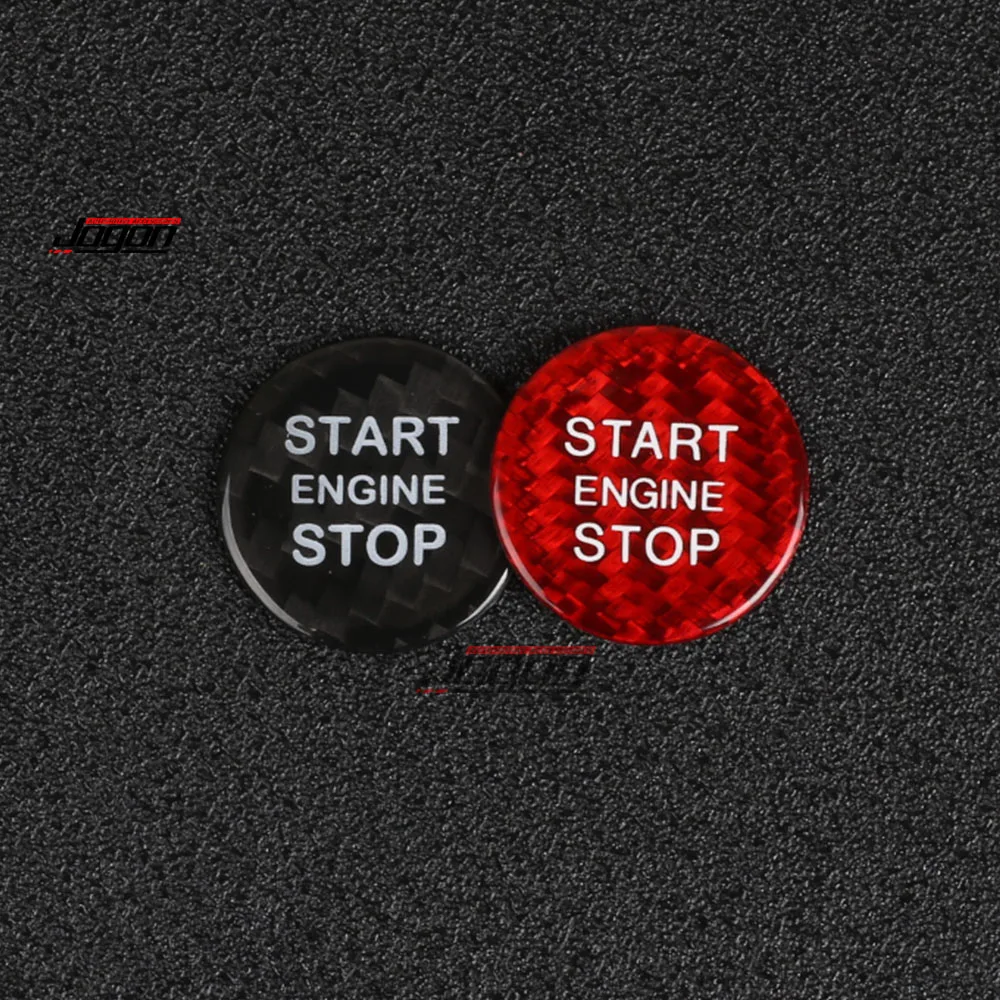 Крышка переключателя двигателя из углеродного волокна для Alfa Romeo Giulia Stelvio 2017 2018 2019