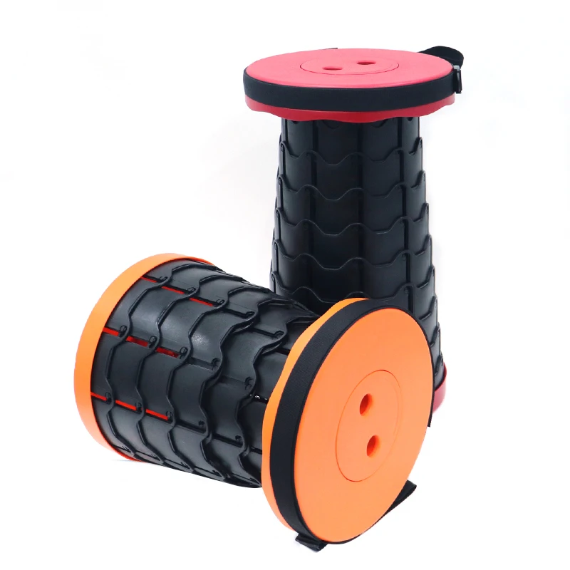 

Portable Rechargeable Telescopic Collapsible Stool Retractable Folding Camping Stool Seat Chair