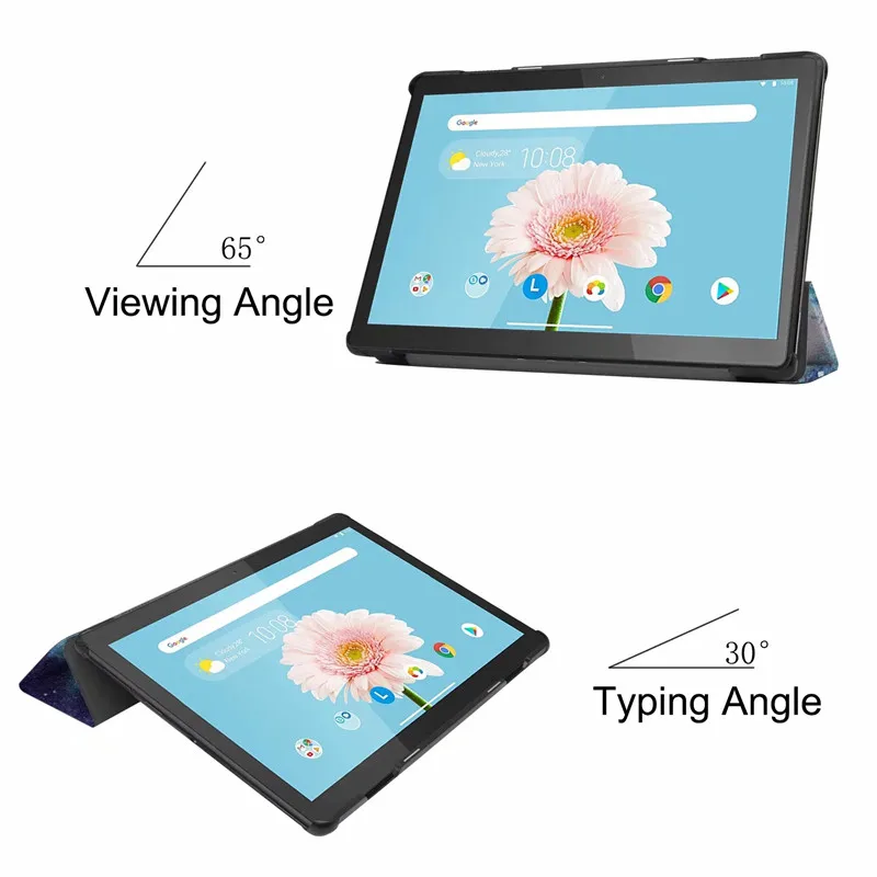 Чехол для Lenovo YOGA Tab M10 10 1 Smart Cover принципиально складной кожи Подставка TB-X505F X505L X505X