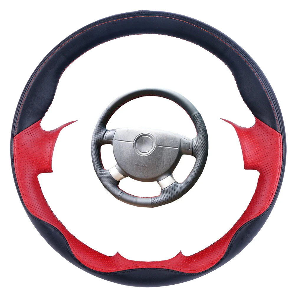 Подгонянная ручная сшитая оплетка из искусственной кожи для Chevrolet Lova Aveo Buick Excelle