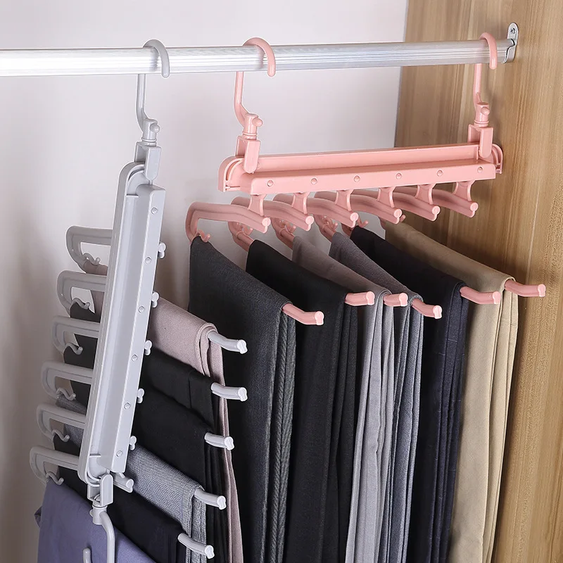Многослойная вешалка для брюк многофункциональная подвесная полка креативный