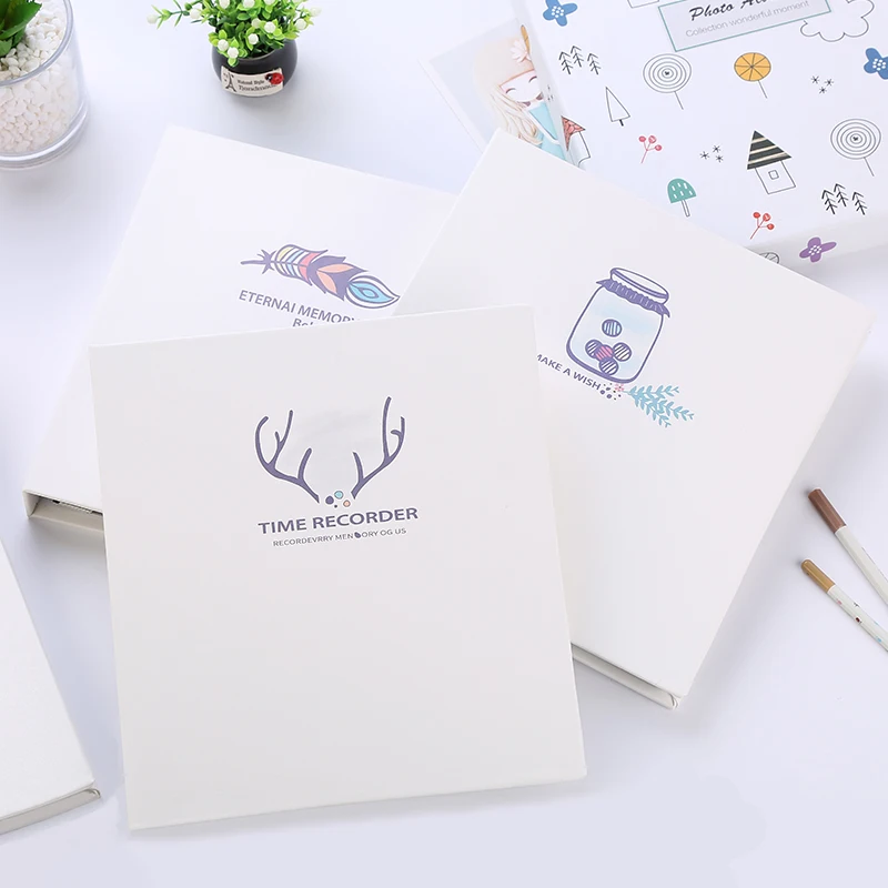 Ламинированный альбом ручной работы PA21 в виде свободных листьев для творчества