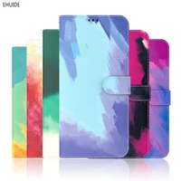 watercolor wallet case for samsung galaxy a52 a72 a32 a42 a22 a12 a51 a71 a21s a02s a03s s21 plus s20 ultra leather flip cover