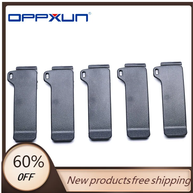 

OPPXUN 1/5PCS Walkie Talkie Fittings Back Clamp for ICOM IC-A4. IC-A4C. IC-A4E. IC-F3. IC-F3S. IC-F4. IC-F4N. IC-F4S. IC-F4SR.