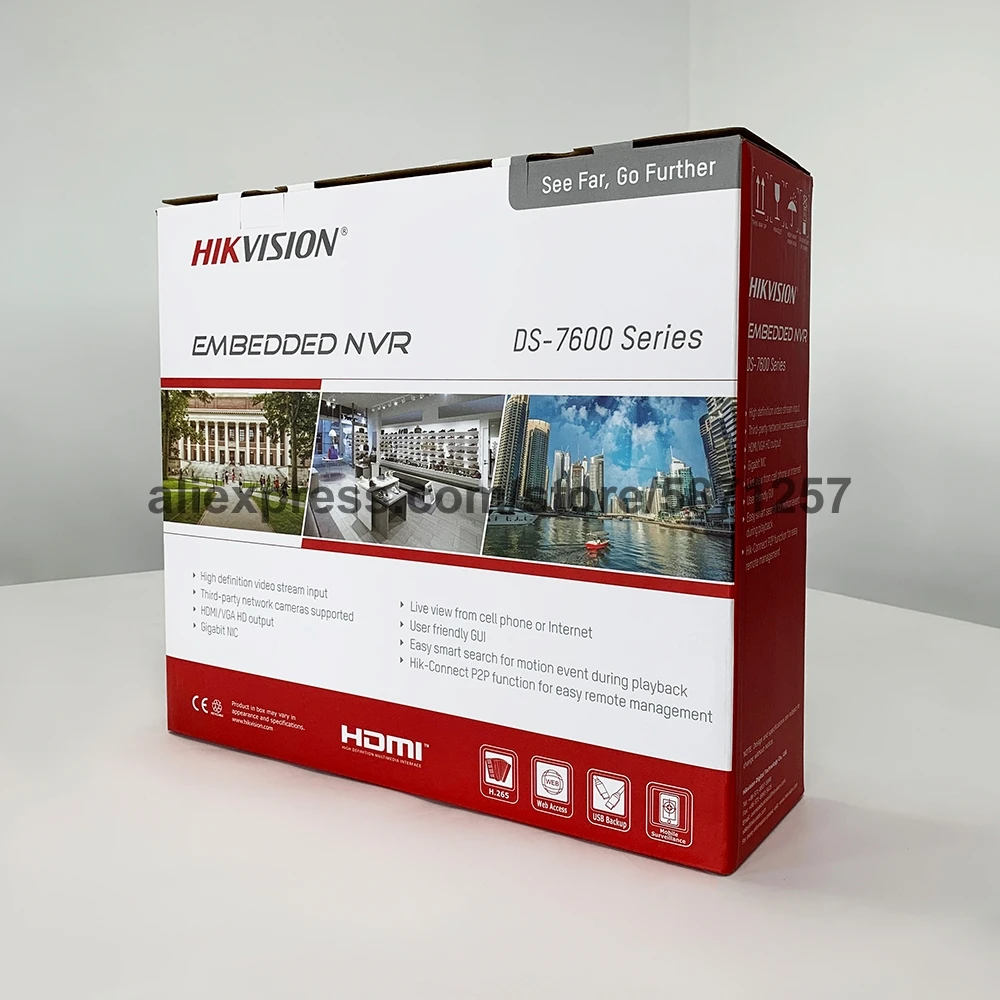 В наличии международная версия DS-7616NI-K2/16 P 16-канальный H.265 NVR 4K для до 8 Мп заглушка