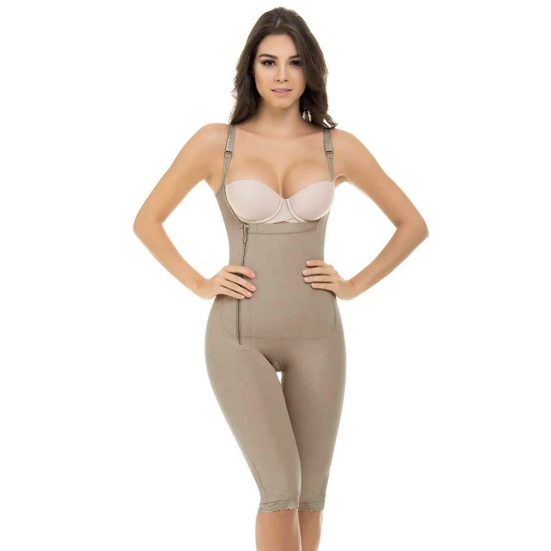 Women Shapewear Skims Abdominal Control Corset Surgery Postpartum Colombia Open Bust Body Shaping  Waist Trainer Fajas